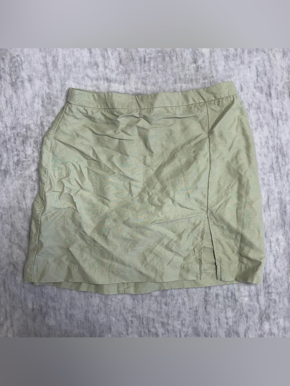 Aritzia Wilfred Patio Linen Mini Skirt